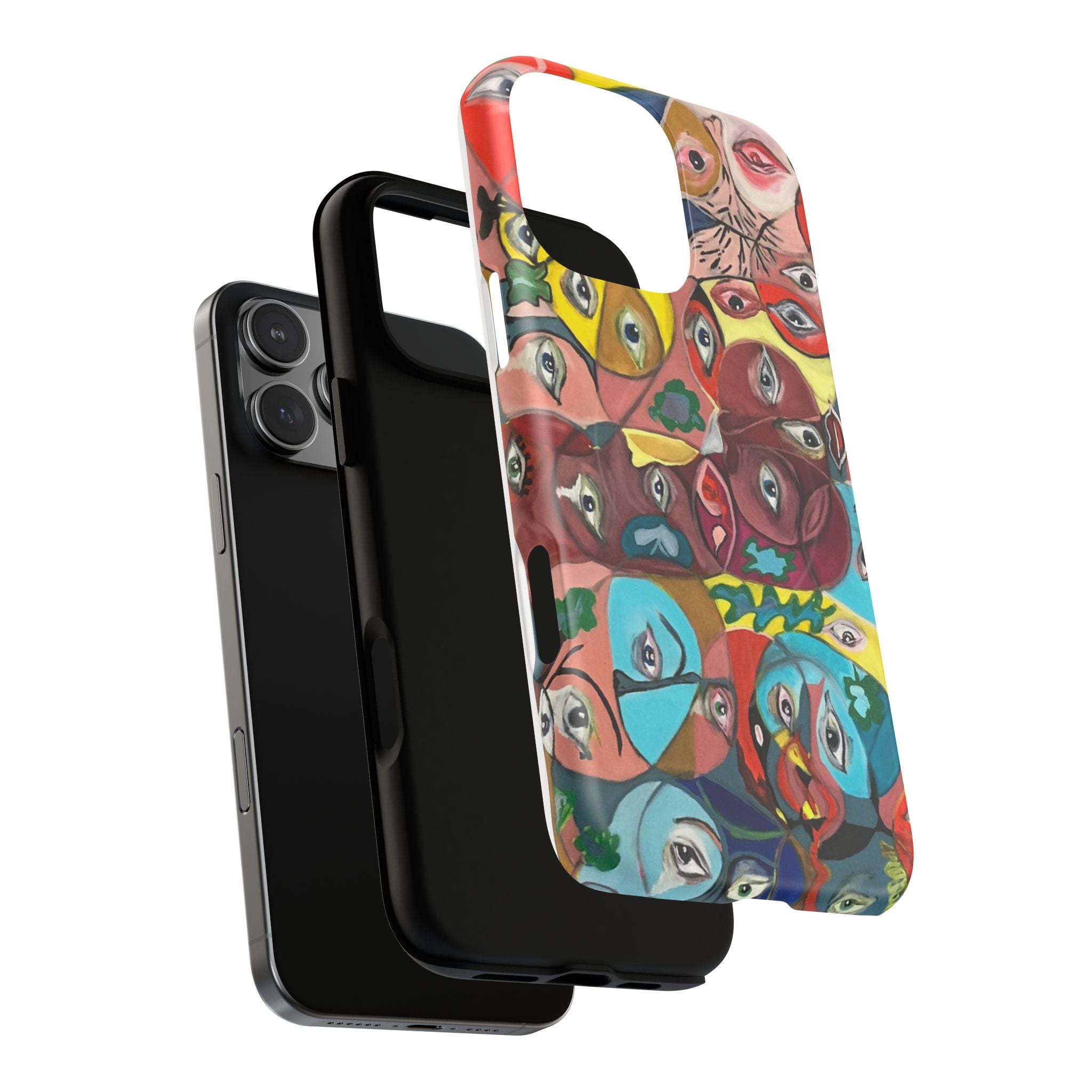Abstract Faces Phone Case | Tough Magnetic Case