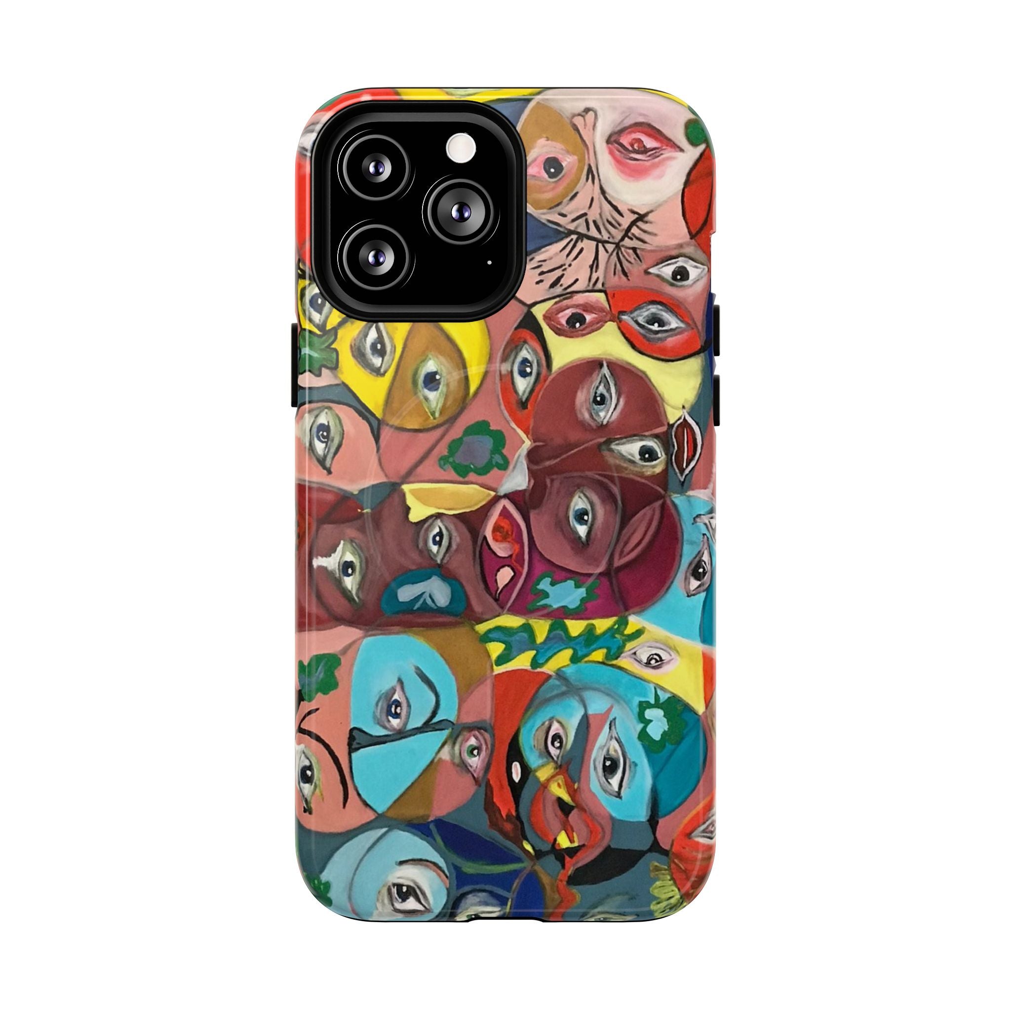 Abstract Faces Phone Case | Tough Magnetic Case
