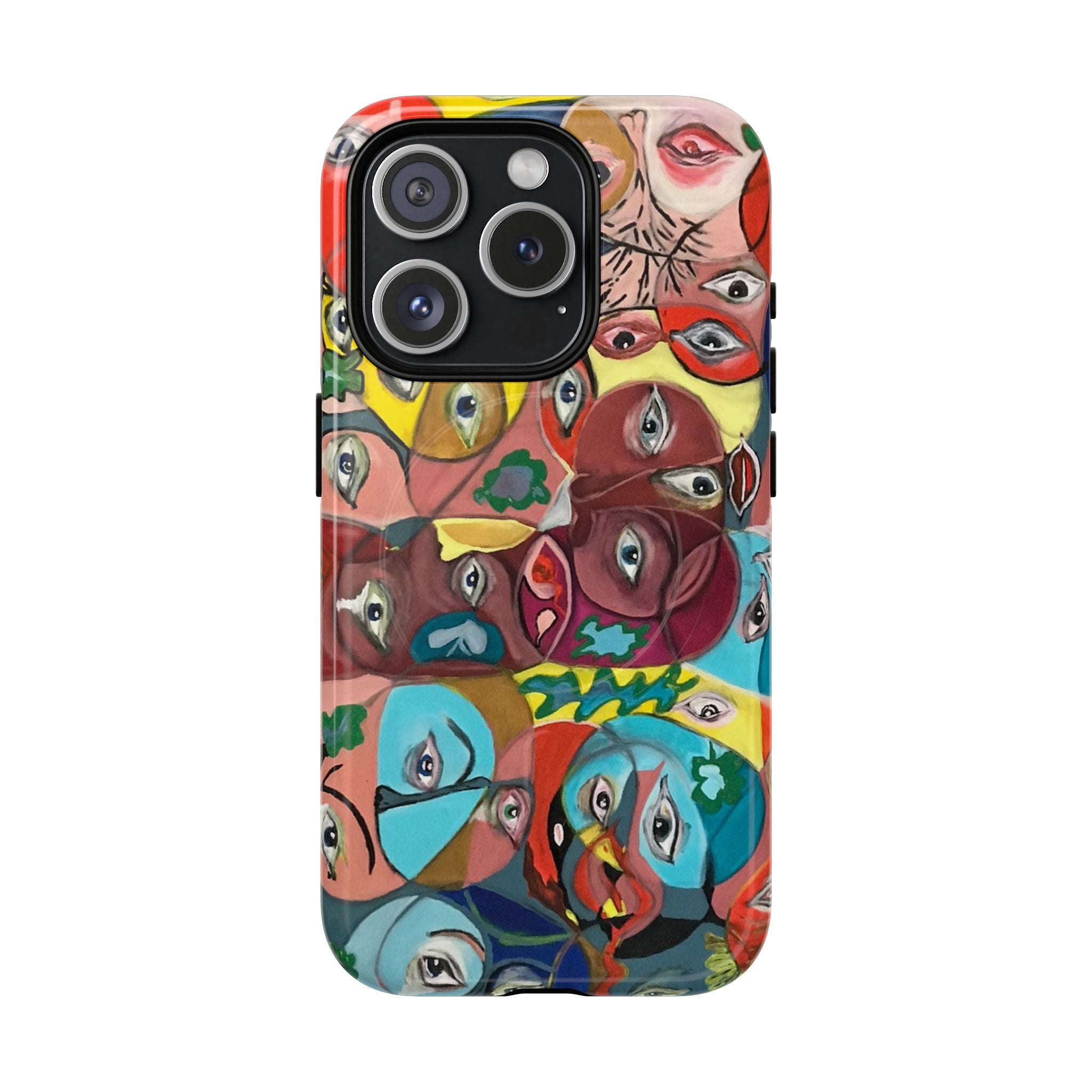 Abstract Faces Phone Case | Tough Magnetic Case