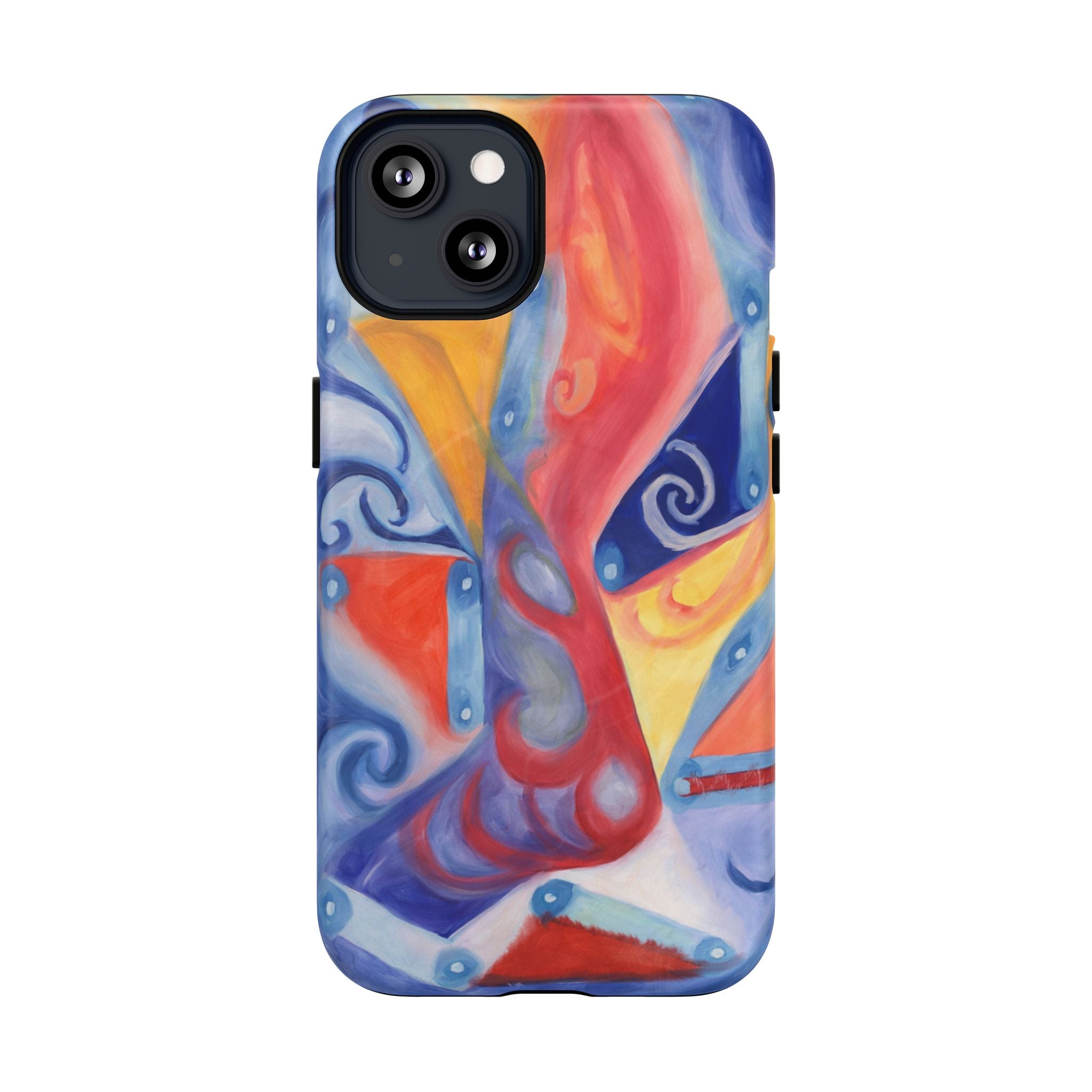 Abstract Colorwave Tough Magnetic Phone Case — Vibrant Swirl iPhone Cover
