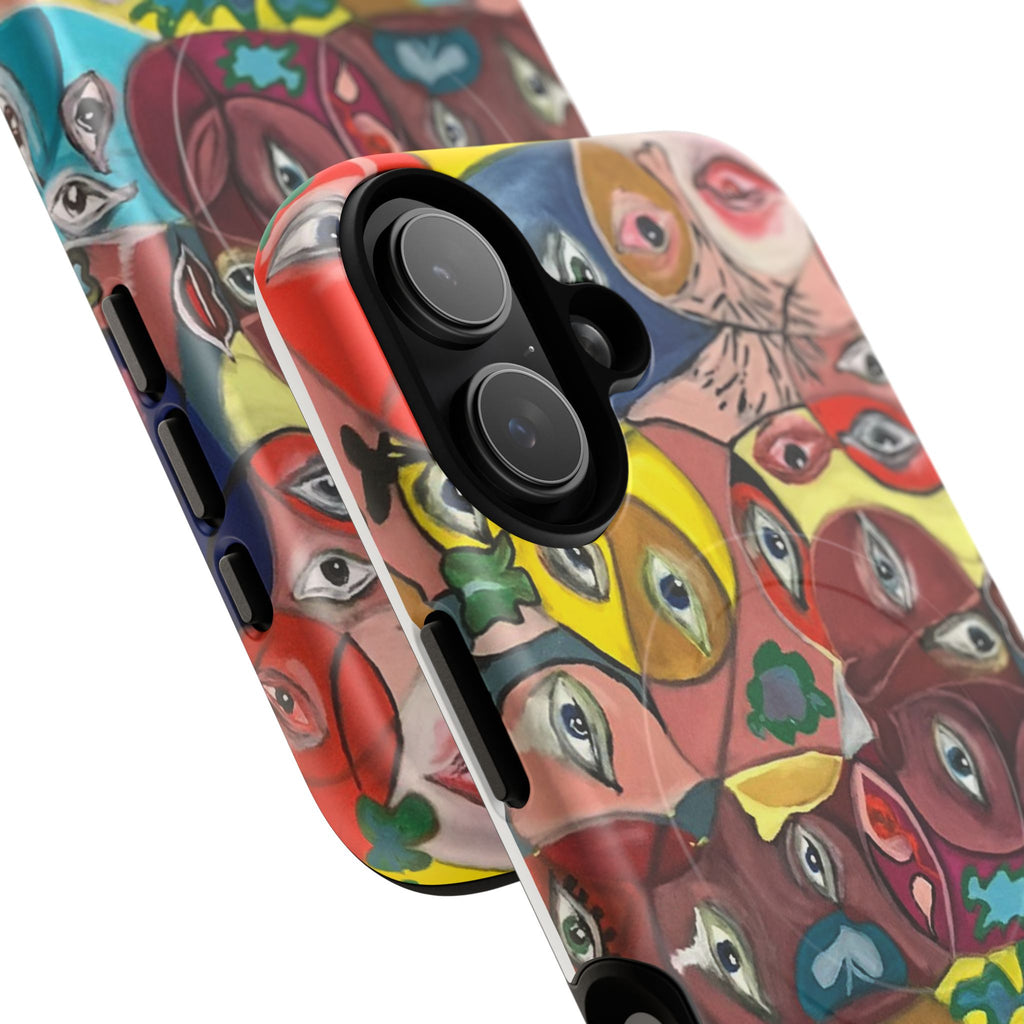Abstract Faces Phone Case | Tough Magnetic Case