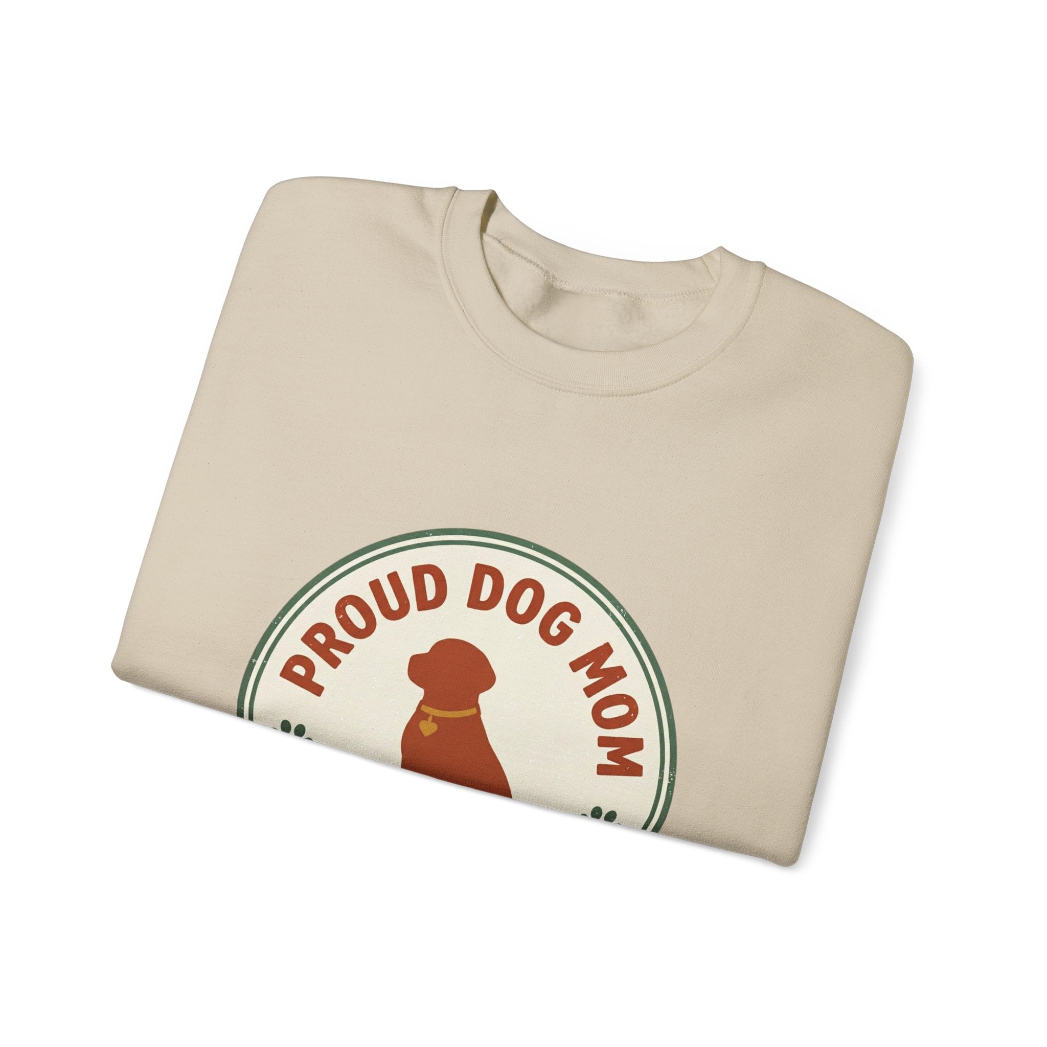 Proud Dog Mom Crewneck Sweatshirt | fur baby, rescue pride