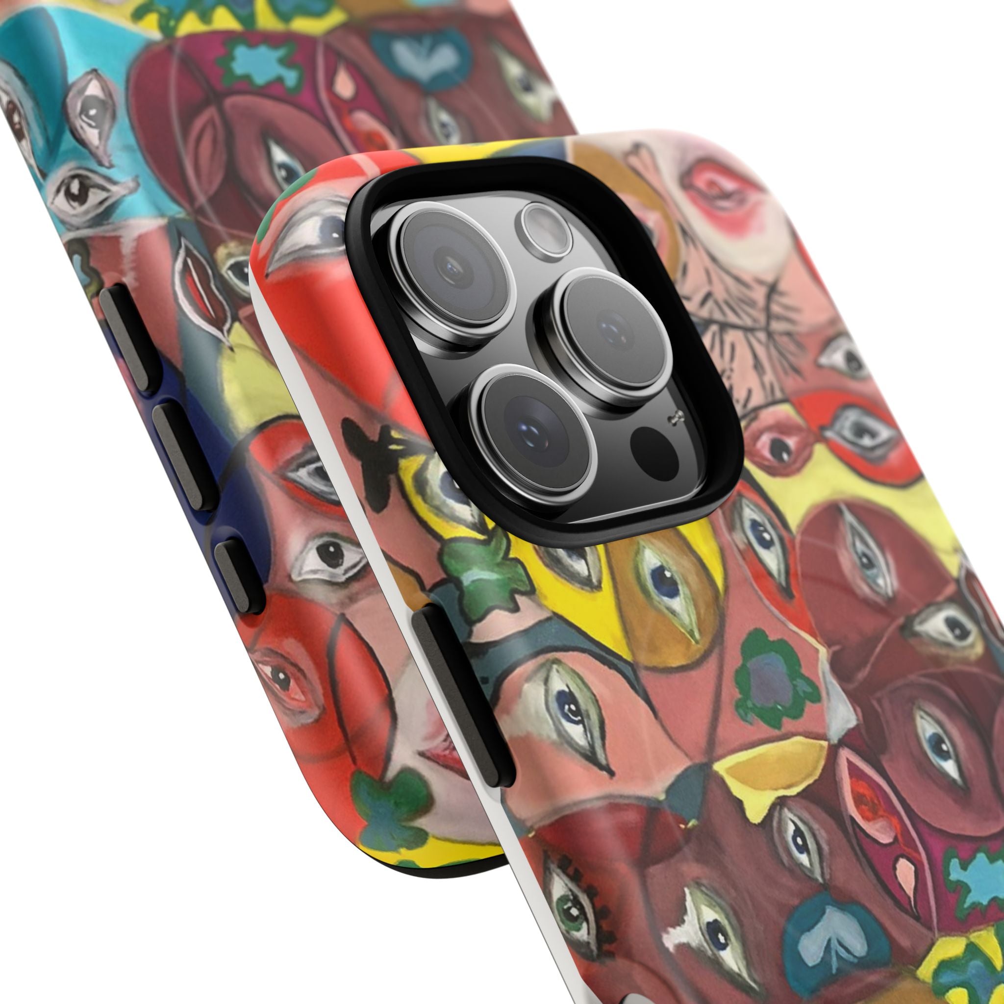 Abstract Faces Phone Case | Tough Magnetic Case
