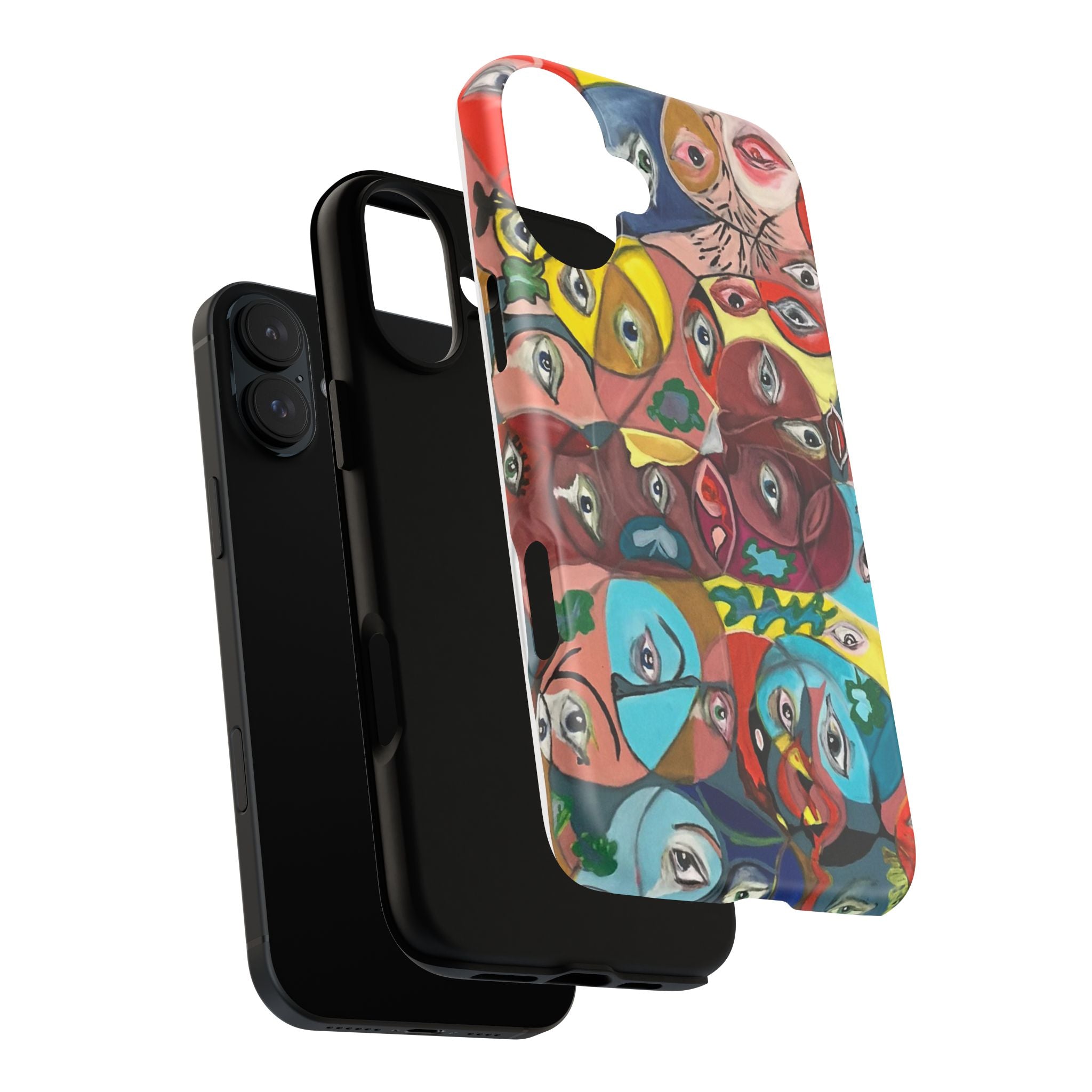 Abstract Faces Phone Case | Tough Magnetic Case