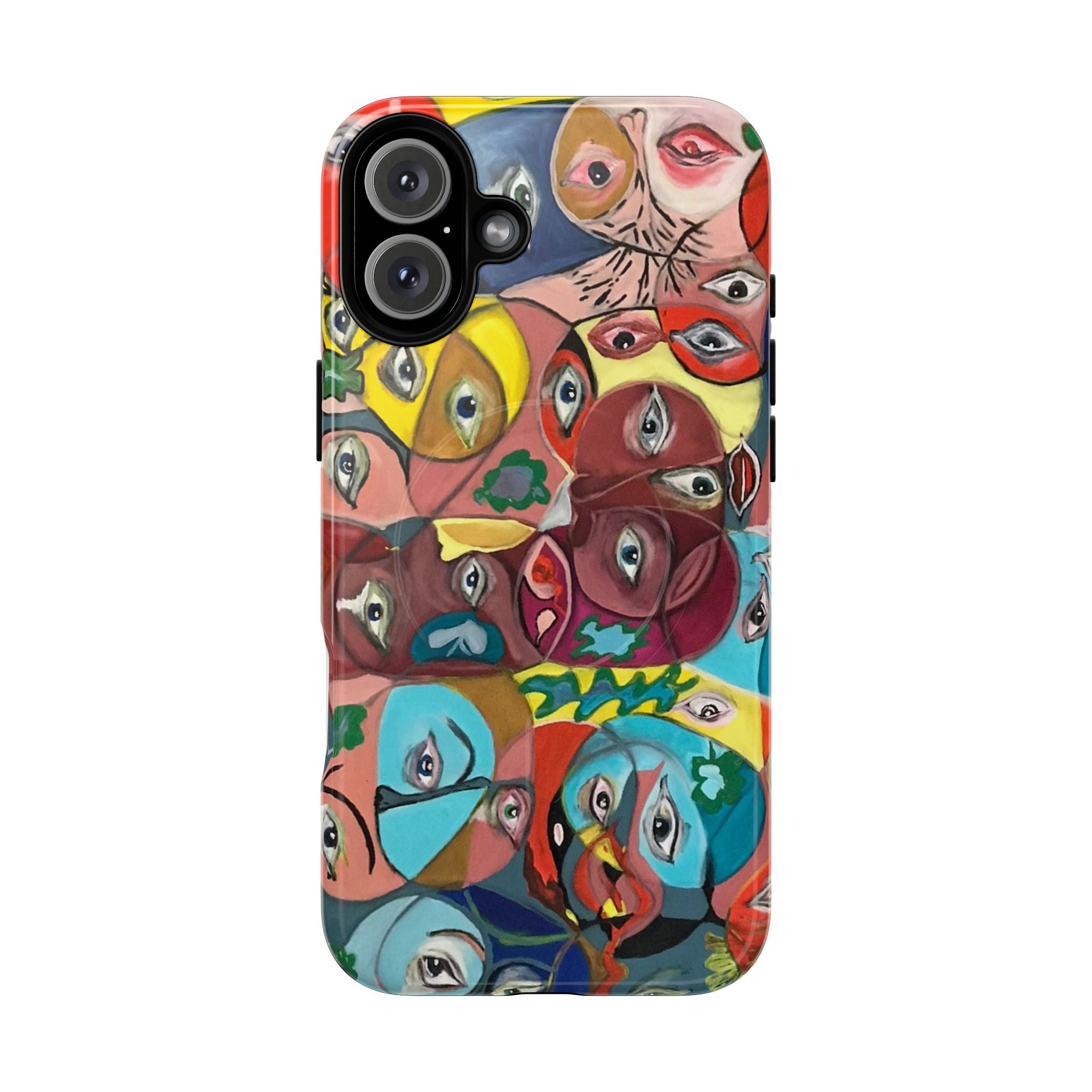 Abstract Faces Phone Case | Tough Magnetic Case