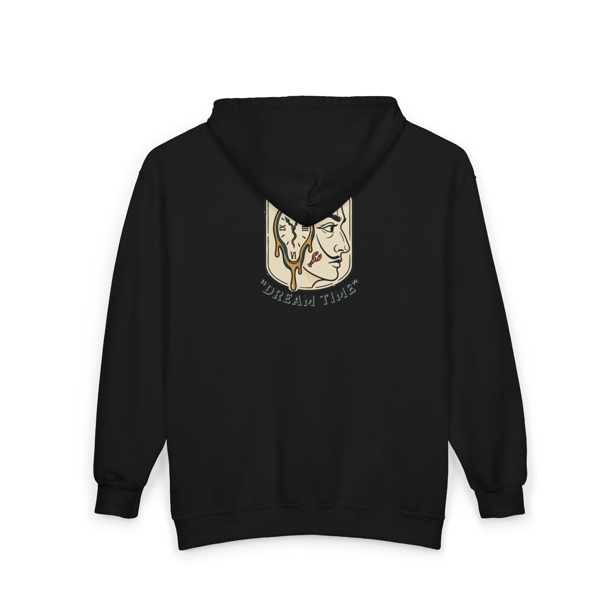 Abstract Colorful Face Zip Hoodie | Surreal Portrait Graphic
