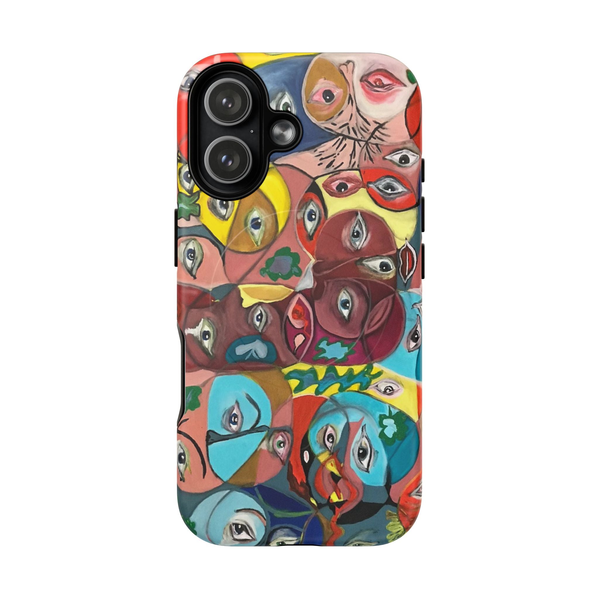 Abstract Faces Phone Case | Tough Magnetic Case